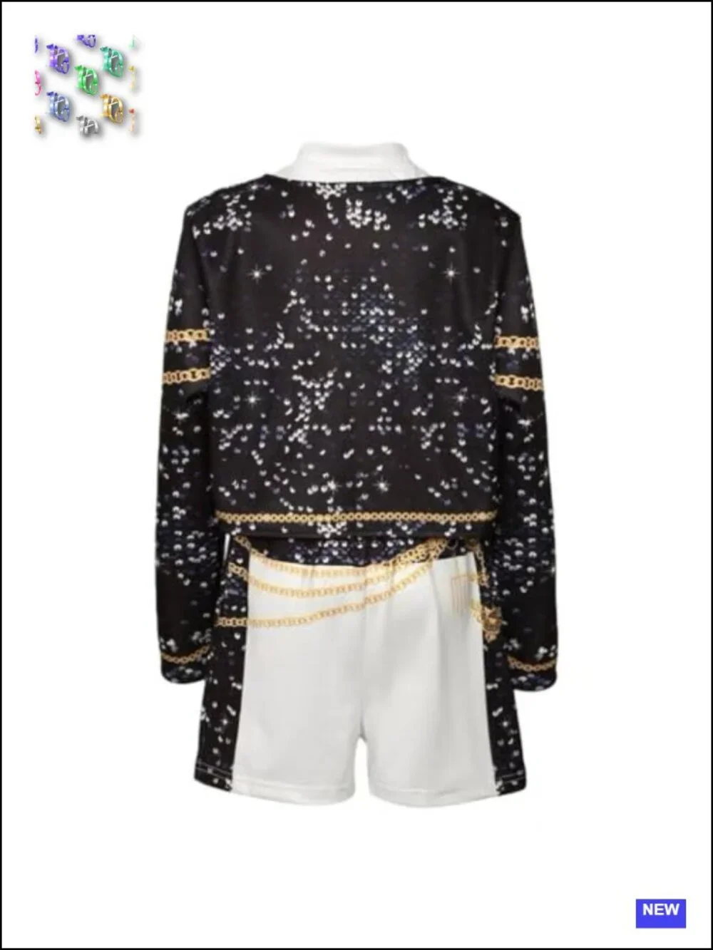Girls Halloween Costume Cosplay Set Polyester Top and Pants for Party